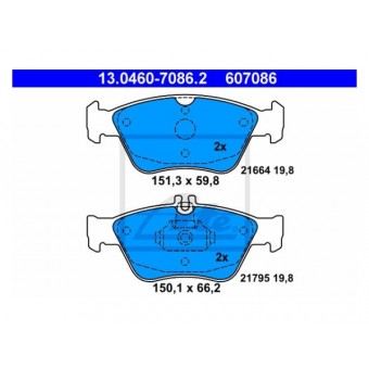 Fren Balatası W210 Ön 200>280